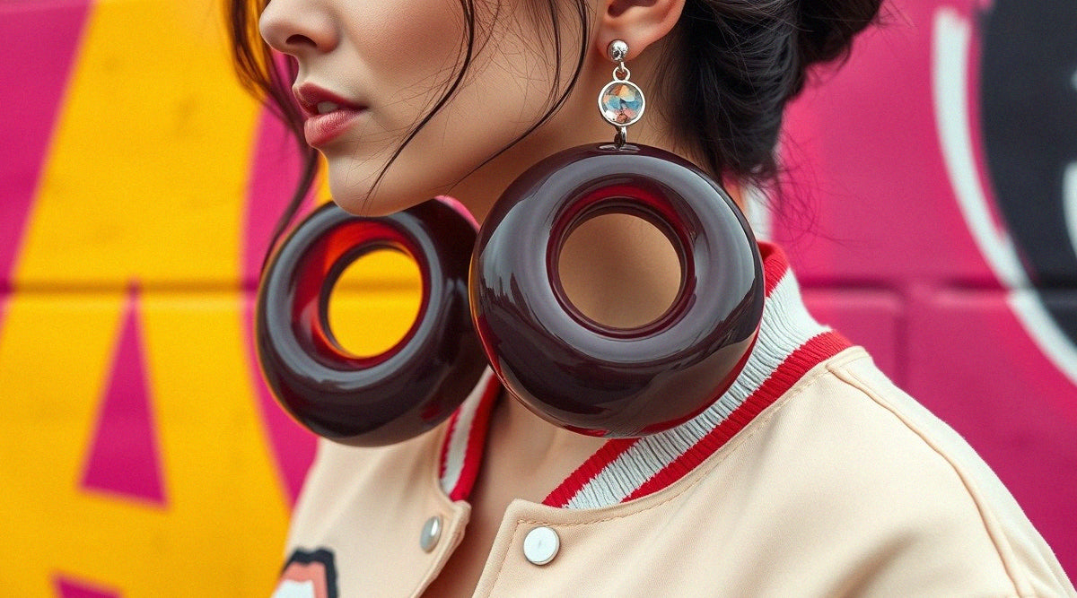 Earrings So Big, They Could Double as Hula Hoops